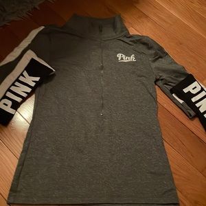 Grey PINK long sleeve